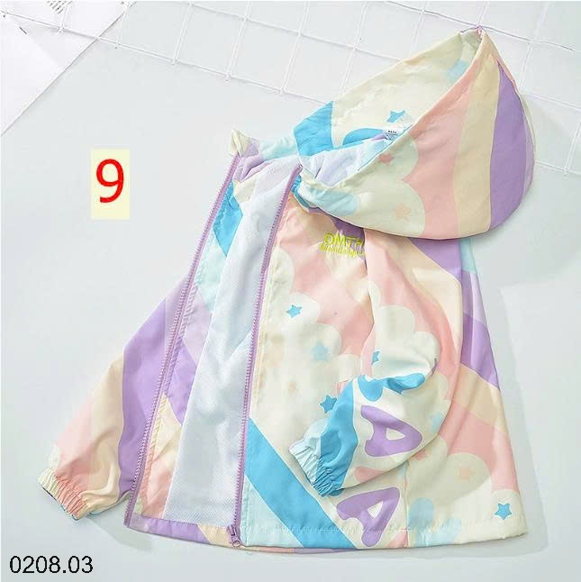 25HA0208.03 - ÁO KHOÁC GIÓ SIZE ĐẠI BÉ GÁI
