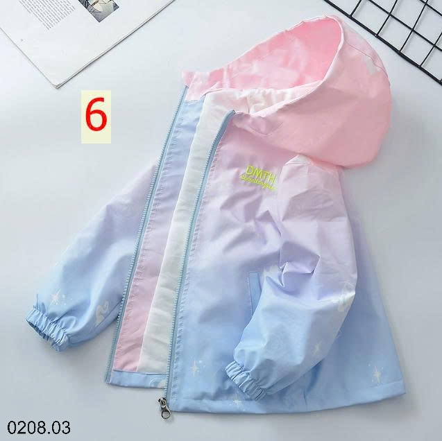 25HA0208.03 - ÁO KHOÁC GIÓ SIZE ĐẠI BÉ GÁI