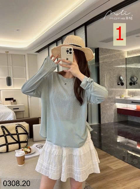 25HA0308.20 - ÁO THUN MỎNG NỮ NHÀ MOTIE