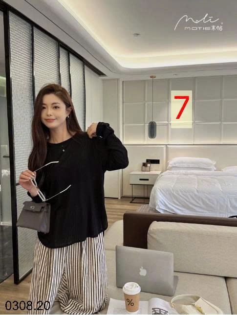 25HA0308.20 - ÁO THUN MỎNG NỮ NHÀ MOTIE