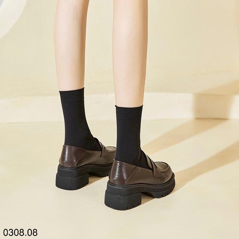 25HA0308.08 - GIÀY MOCA ĐẾ DÀY CHO NỮ
