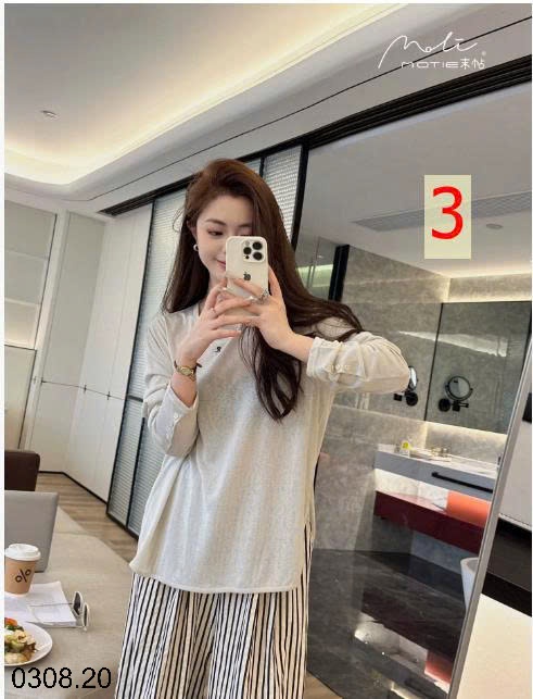 25HA0308.20 - ÁO THUN MỎNG NỮ NHÀ MOTIE