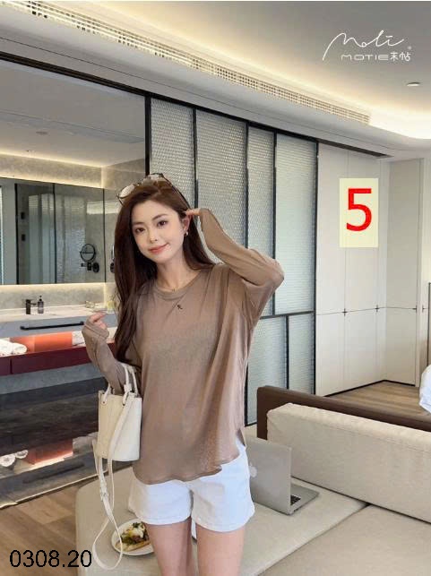 25HA0308.20 - ÁO THUN MỎNG NỮ NHÀ MOTIE