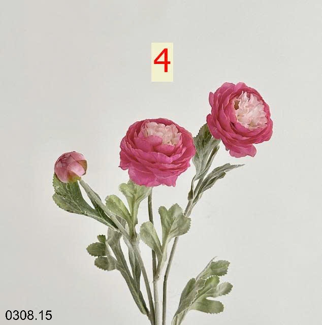 25HA0308.15 - SET 5 CÀNH HOA HỒNG