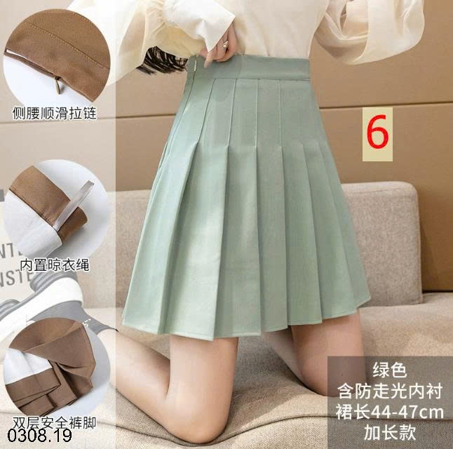 25HA0308.19 - CHÂN VÁY XẾP LY NỮ