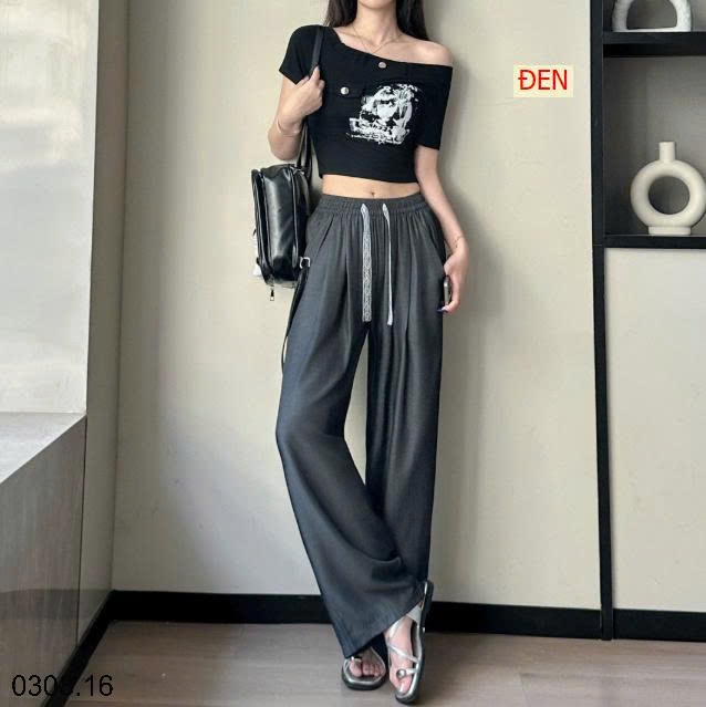 25HA0308.16 - QUẦN ỐNG RỘNG MỀM MẠI MOTIE