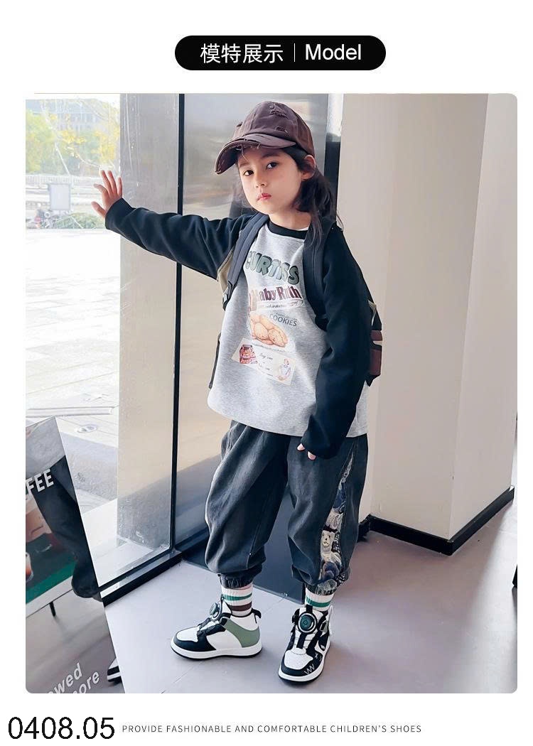 25HA0408.05 - GIÀY THỂ THAO CỔ CAO CUTE CHO BÉ