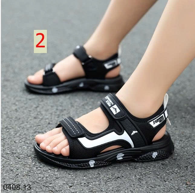25HA0408.13 - SANDAL BÉ TRAI ĐẾ MỀN CHỐNG TRƠN TRƯỢT