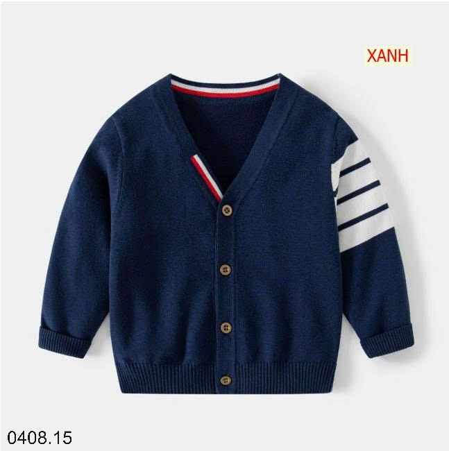 25HA0408.15 - CARDIGAN DỆT KIM BÉ TRAI WELLKIDS