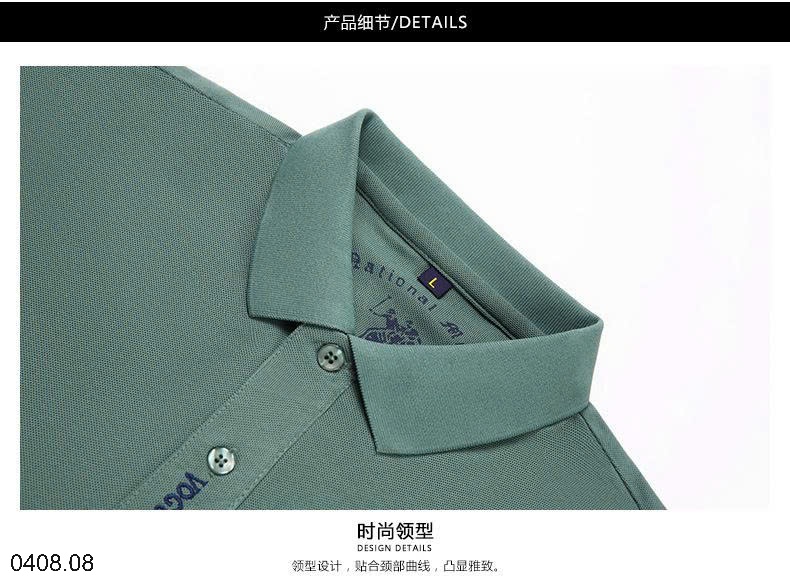 25HA0408.08 - ÁO POLO DÀI TAY THÊU HÌNH NGỰA