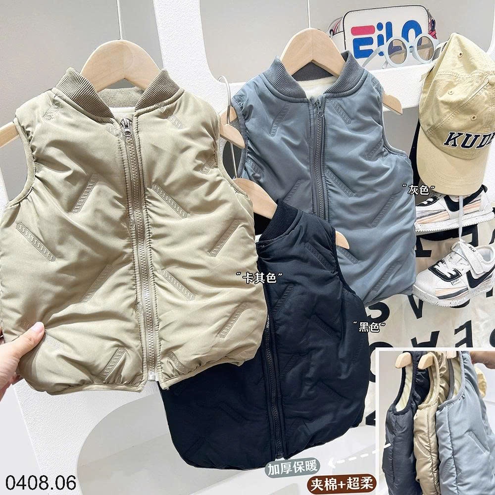25HA0408.06 - ÁO GILE LÓT LÔNG KACADY CHO BÉ YÊU