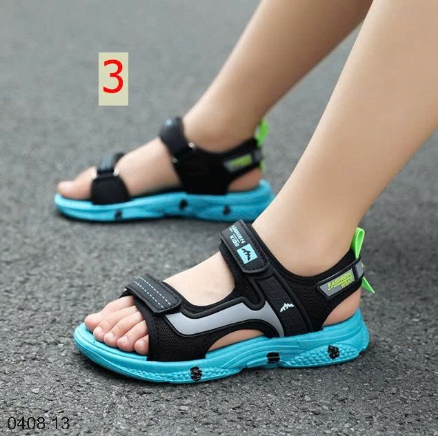 25HA0408.13 - SANDAL BÉ TRAI ĐẾ MỀN CHỐNG TRƠN TRƯỢT