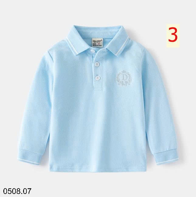 25HA0508.07 - ÁO POLO WELLKIDS BÉ TRAI