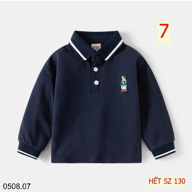 25HA0508.07 - ÁO POLO WELLKIDS BÉ TRAI