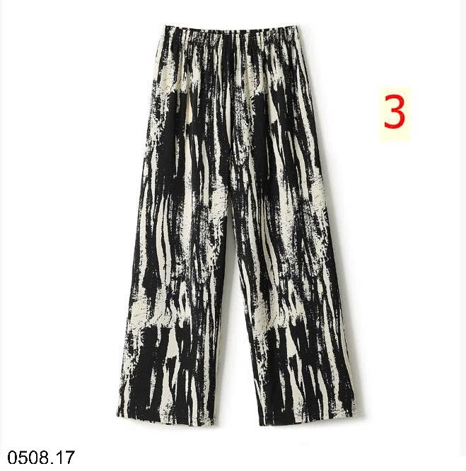 25HA0508.17 - QUẦN XUÔNG ỐNG RỘNG LOANG MÀU NỮ