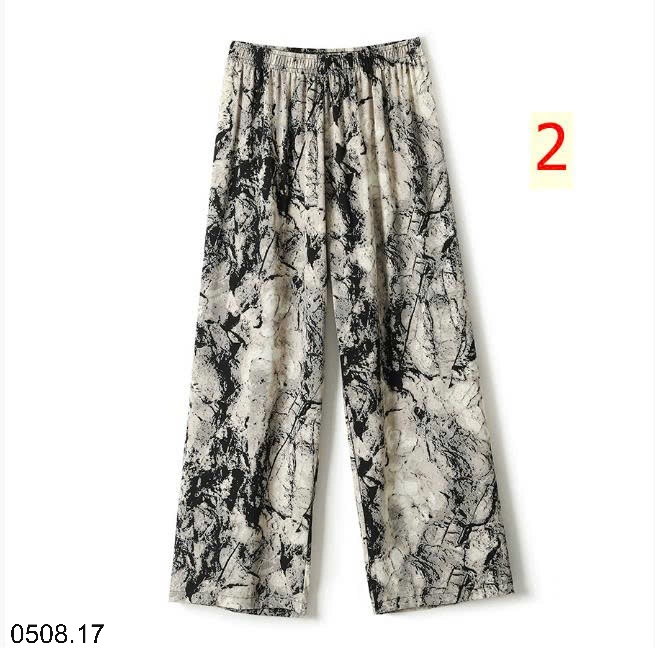 25HA0508.17 - QUẦN XUÔNG ỐNG RỘNG LOANG MÀU NỮ