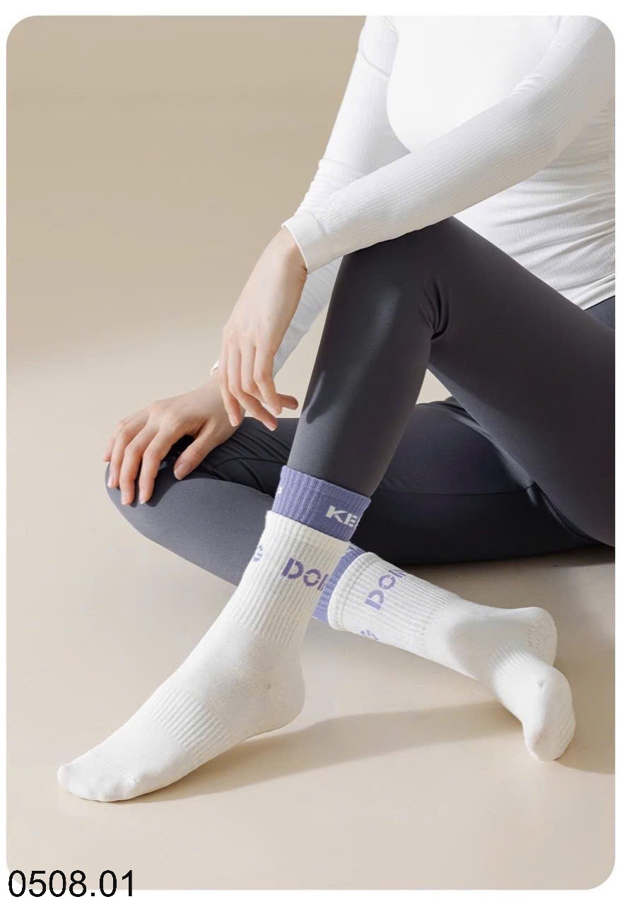 25HA0508.01 - SET 5 ĐÔI TẤT CHỐNG TRƠN TRƯỢT CHO NỮ