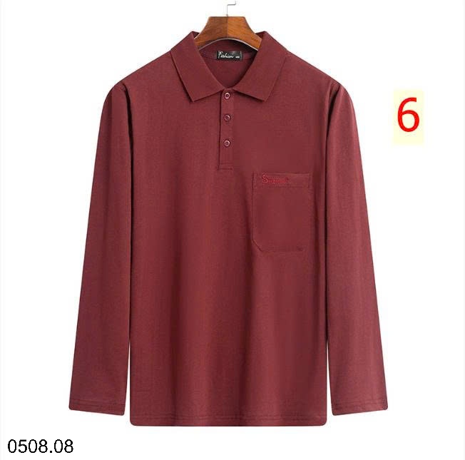 25HA0508.08 - ÁO POLO TRƠN MÀU NAM