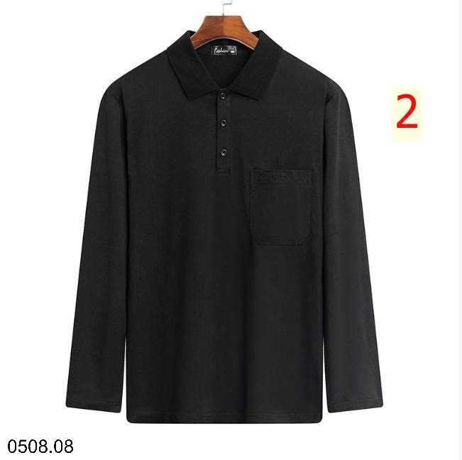 25HA0508.08 - ÁO POLO TRƠN MÀU NAM