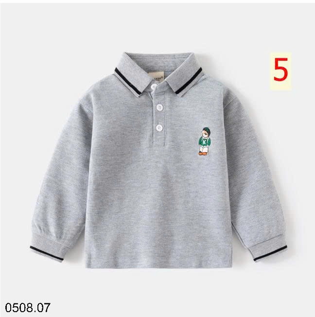25HA0508.07 - ÁO POLO WELLKIDS BÉ TRAI