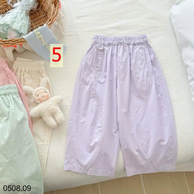 25HA0508.09 - QUẦN ỐNG RỘNG BÉ GÁI