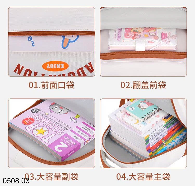 25HA0508.03 - BA LÔ HỌC SINH