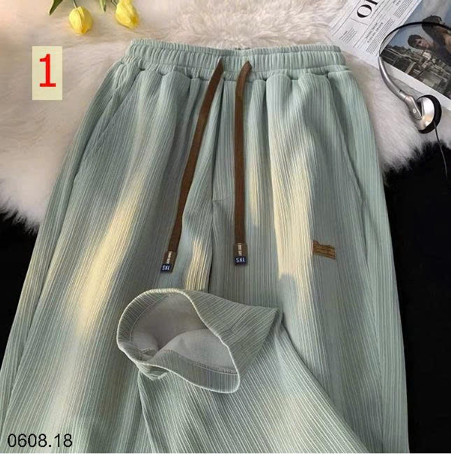 25HA0608.18 - SET 2 QUẦN ỐNG RỘNG NAM NỮ