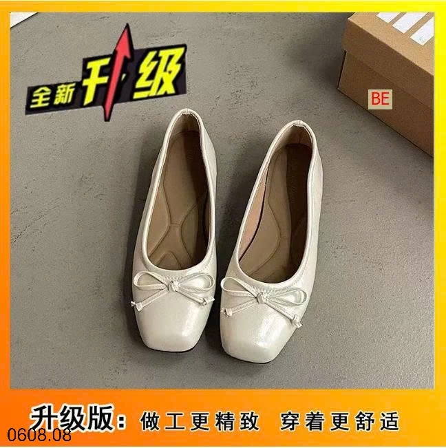 25HA0608.08 - GIÀY ĐẾ BỆT MŨI VUÔNG NỮ