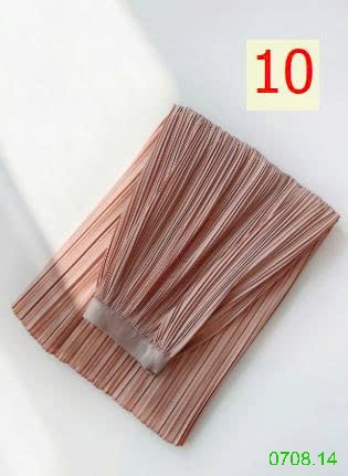 25HA0708.14 - CHÂN VÁY MIDI XẾP LY ANNA