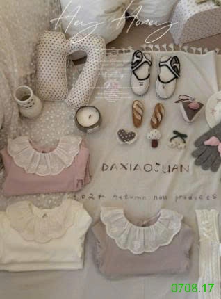 25HA0708.17 - BỘ HEY HONEY BÉ GÁI CỔ BÈO DỄ THƯƠNG