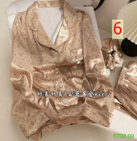 25HA0708.09 - BỘ LỤA PIZAMA THU ĐÔNG