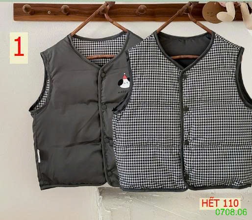 25HA0708.06 - ÁO GILE 2 MẶT CHO BÉ