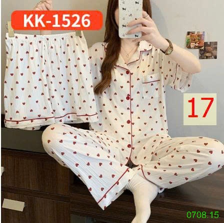 25HA0708.15 - SET BỘ MẶC NHÀ 3 CHI TIẾT CHO NỮ