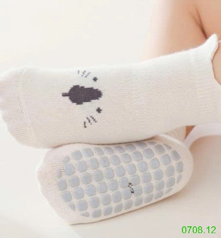 25HA0708.12 - SET 10 ĐÔI TẤT CHỐNG TRƠN TRƯỢT CHO BÉ