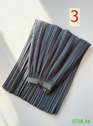 25HA0708.14 - CHÂN VÁY MIDI XẾP LY ANNA