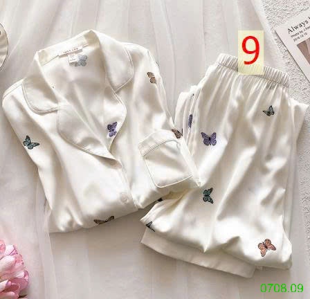 25HA0708.09 - BỘ LỤA PIZAMA THU ĐÔNG