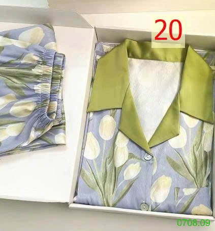 25HA0708.09 - BỘ LỤA PIZAMA THU ĐÔNG