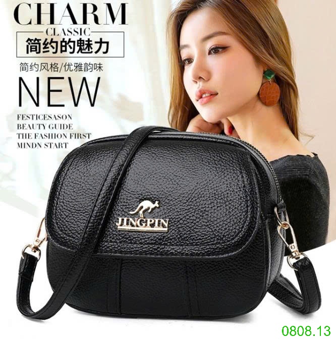 25HA0808.13 - TÚI DA MỀM ĐEO CHÉO NỮ