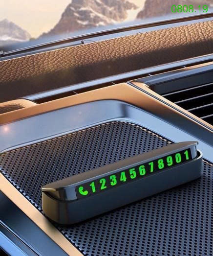 25HA0808.19 - PHỤ KIỆN BẢNG SỐ ĐIỆN THOẠI ĐỂ Ô TÔ