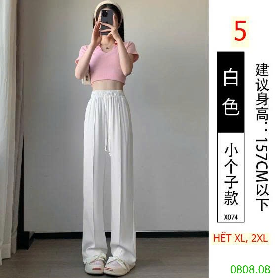25HA0808.08 - QUẦN ỐNG RỘNG NHIỀU MÀU CHO NỮ