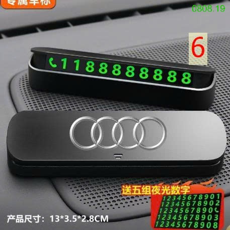 25HA0808.19 - PHỤ KIỆN BẢNG SỐ ĐIỆN THOẠI ĐỂ Ô TÔ