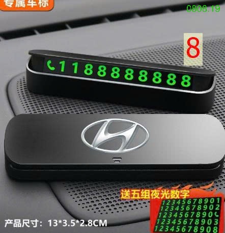 25HA0808.19 - PHỤ KIỆN BẢNG SỐ ĐIỆN THOẠI ĐỂ Ô TÔ