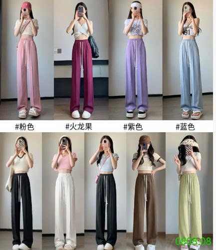 25HA0808.08 - QUẦN ỐNG RỘNG NHIỀU MÀU CHO NỮ