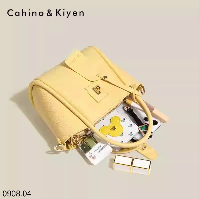 25HA0908.04 - TÚI XÁCH GIỎ KÈM KHĂN HÃNG CAHINOKIYEN