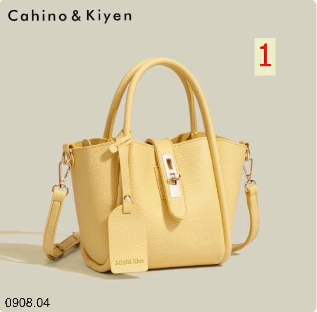 25HA0908.04 - TÚI XÁCH GIỎ KÈM KHĂN HÃNG CAHINOKIYEN