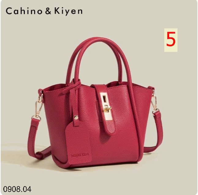 25HA0908.04 - TÚI XÁCH GIỎ KÈM KHĂN HÃNG CAHINOKIYEN