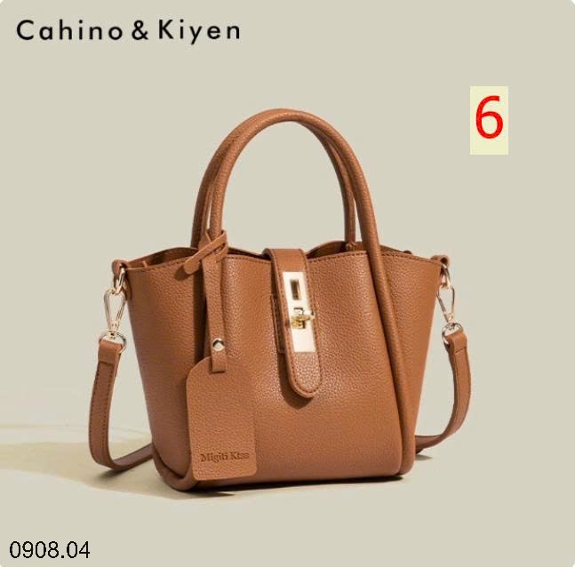25HA0908.04 - TÚI XÁCH GIỎ KÈM KHĂN HÃNG CAHINOKIYEN