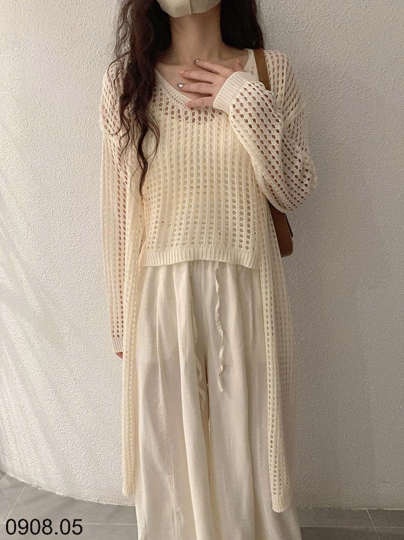 25HA0908.05 - SET ÁO LƯỚI CHO NỮ