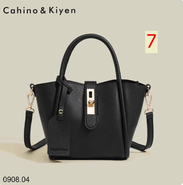 25HA0908.04 - TÚI XÁCH GIỎ KÈM KHĂN HÃNG CAHINOKIYEN