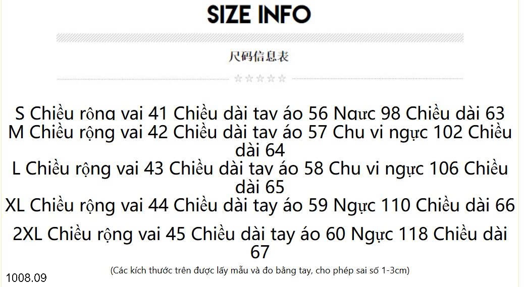 25HA1008.09 - ÁO KHOÁC LÔNG CỪU CHO NAM NỮ